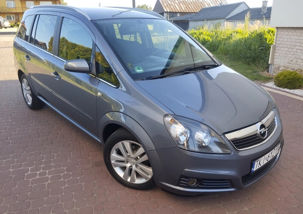 Opel Zafira cena 12999 przebieg: 215500, rok produkcji 2006 z Bodzentyn małe 172